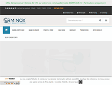 Tablet Screenshot of erminox.com